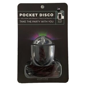 Plug Lift Pocket Disco for iPhone 7, 7 Plus, 8, 8 Plus and X.